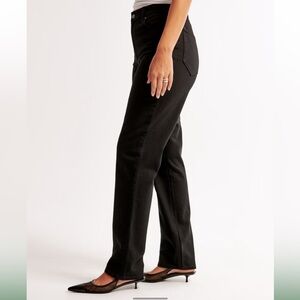 A&F curve love ultra high rise 90s straight jean in 31L